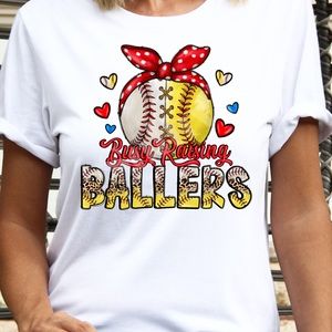 Busy Raising Ballers T- Shirt